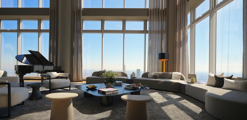 Как выглядит и сколько стоит самая дорогая квартира в мире: просто дух захватывает! (видео)